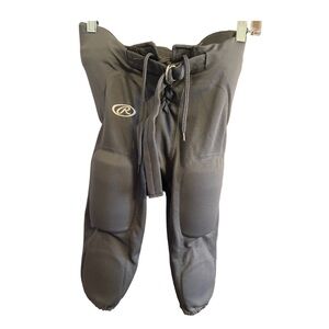 Rawlings Football Padded Pants Grey Youth Size Large